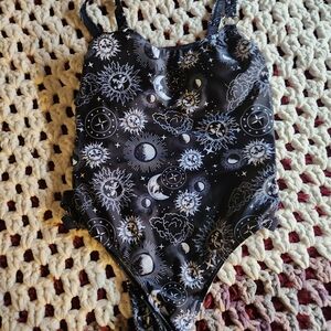 Celestial Black Women's Swimsuit